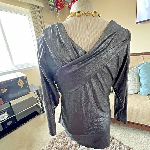 Lane Bryant Mettallic Pullover Dressy Sweater Plus Size 22/24 Holidays Christmas - Picture 11 of 15